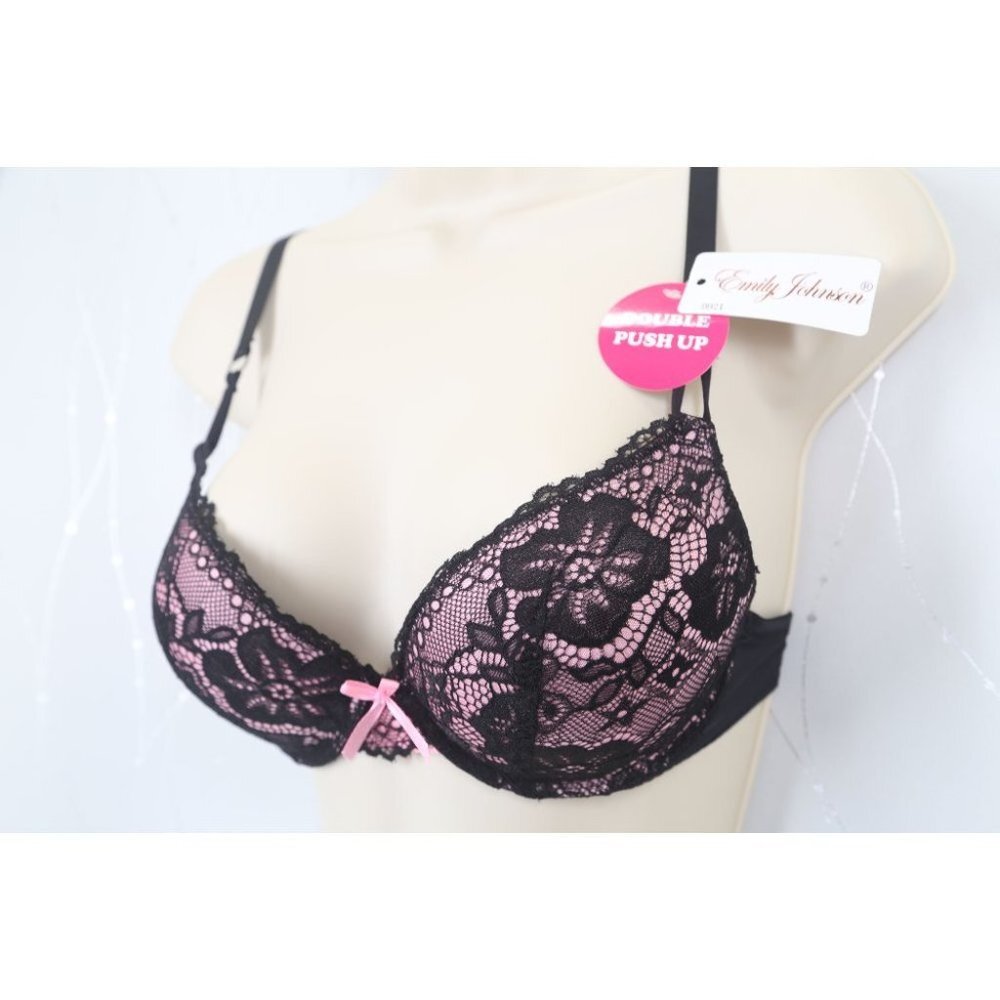 VS Bombshell Inspired Adds 2 Cups Ultimate Pushup Bra 36B Black Lace - Picture 4 of 9